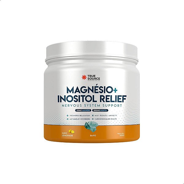 Magnésio Inositol Relief 1.0 Limonada 350g True Source