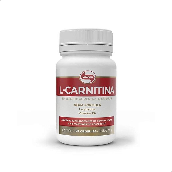 L-Carnitina 530mg 60 caps Vitafor