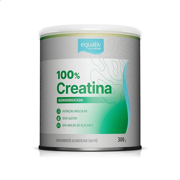 Creatina 100% Monohidratada 300g Equaliv