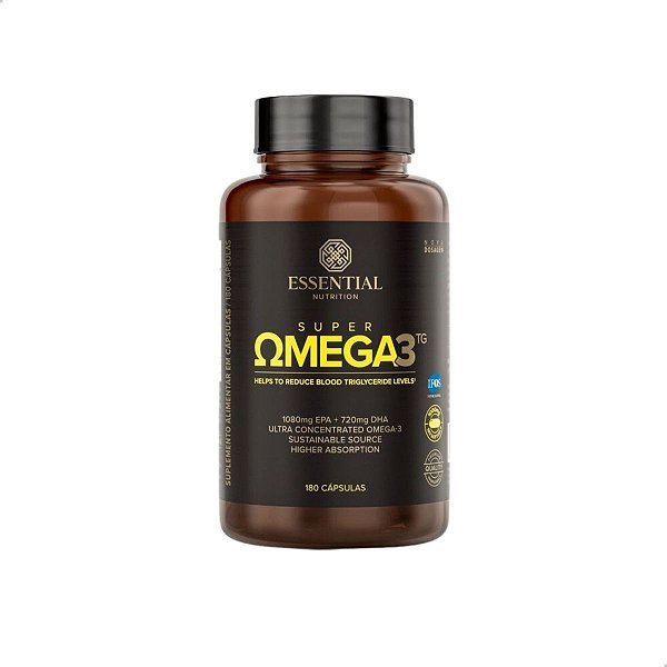 Super Ômega 3 TG 1000mg 180 caps Essential