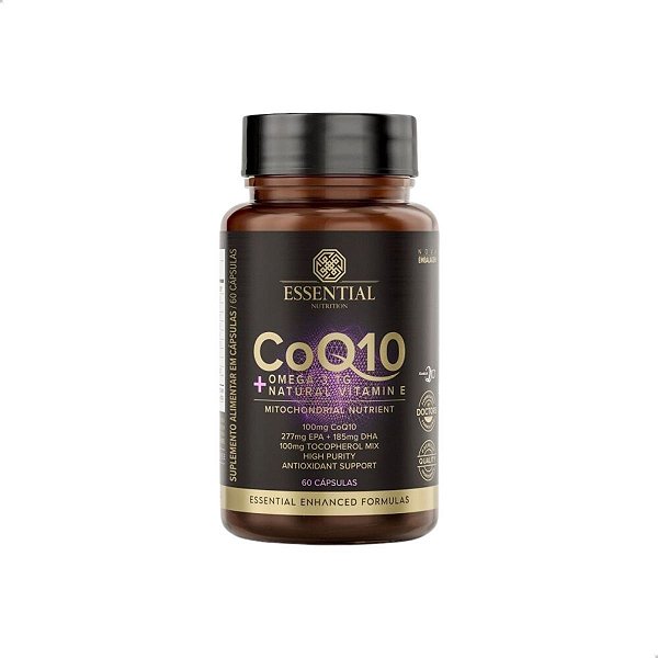 Coq10 + Ômega 3TG + Vitamina E 60 caps Essential