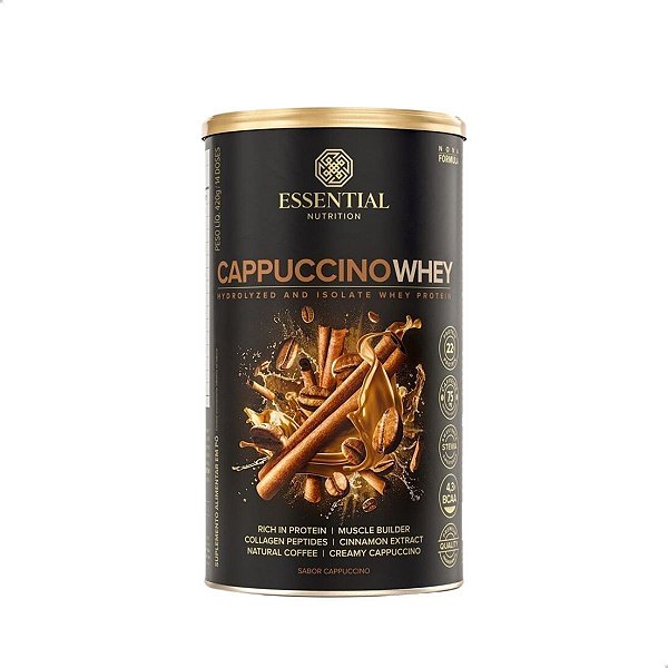Cappuccino Whey Protein Hidro e Iso 420g Essential