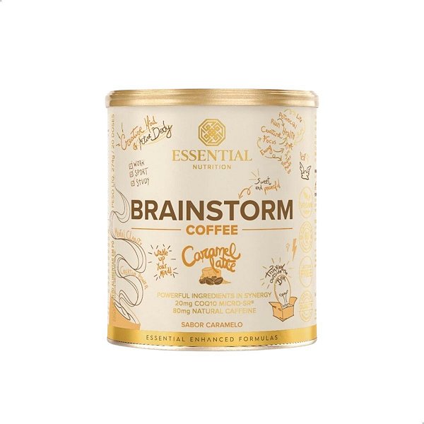 Brainstorm Coffee Lata Caramel Latte 274g Essential