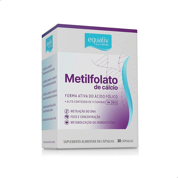 Metilfolato de Cálcio 30 caps Equaliv