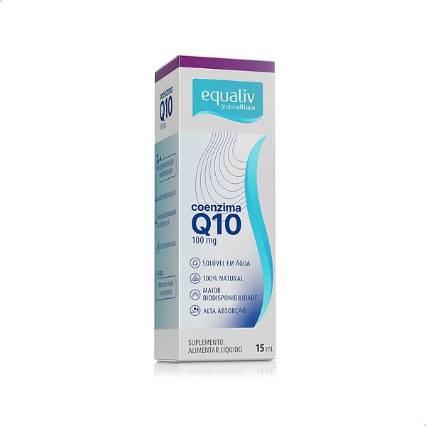 Coenzima Q10 Líquida Rápida Absorção 15ml Equaliv