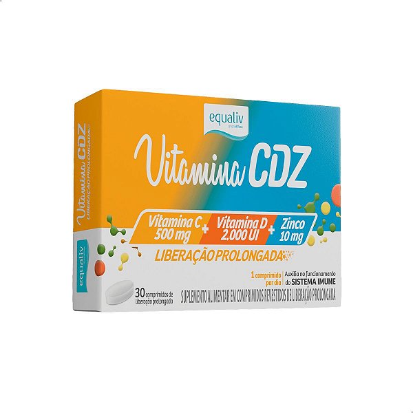 Vitamina CDZ Sistema Auto Imune 30 comps Equaliv