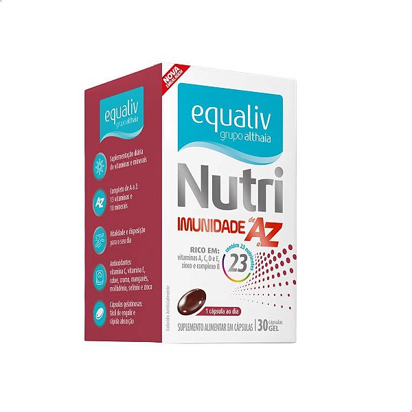 Nutri Imunidade AZ 30 soft Equaliv
