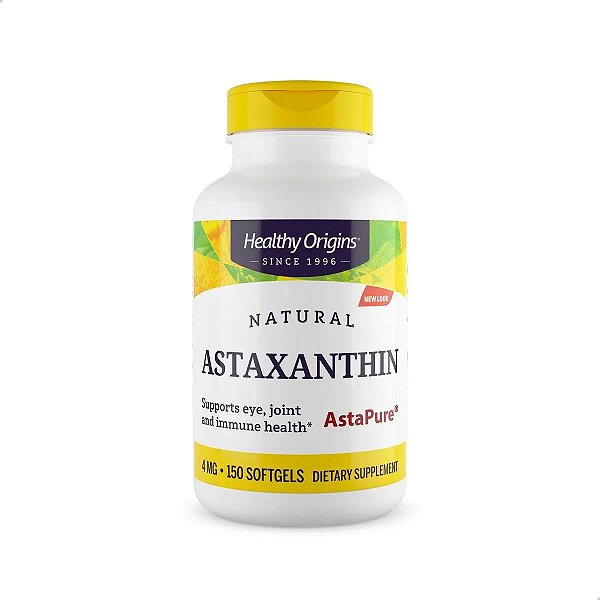 Astaxantina 4mg 150soft Healthy Origins