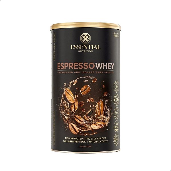Espresso Whey Protein Hidro e Iso 420g Essential