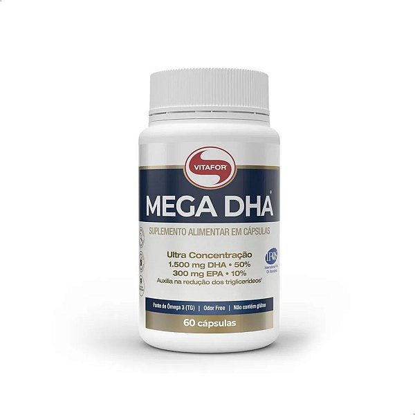 Ômega Mega DHA 60 caps Vitafor