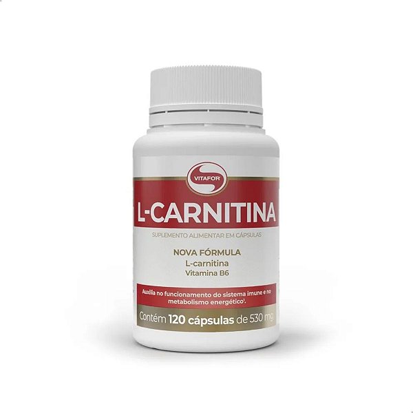 L-Carnitina 530mg 120 caps Vitafor