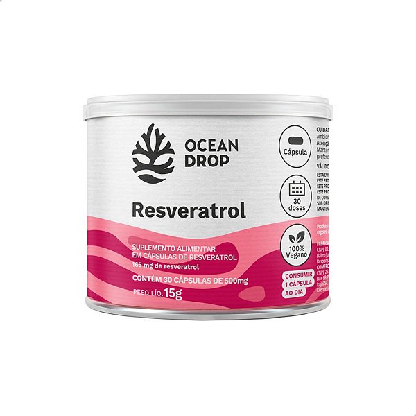 Resveratrol 165mg 30caps Ocean Drop