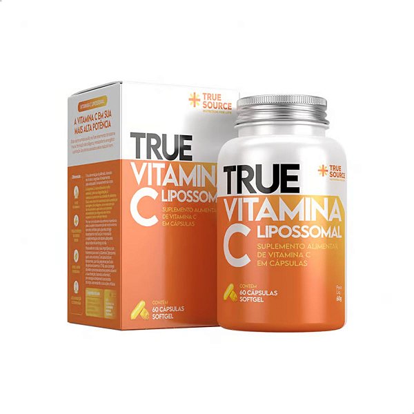 True Vitamina C Lipossomal 60caps True Source