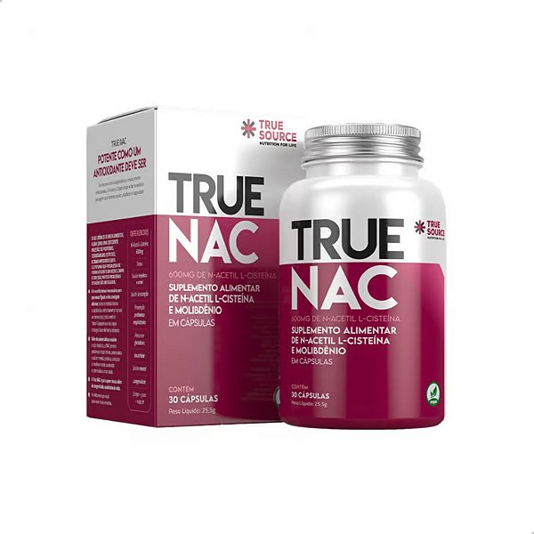 True NAC 600mg 30caps True Source