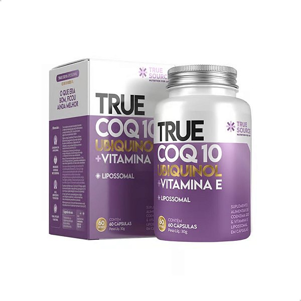True Coq10 Ubiquinol Lipossomal 60caps True Source
