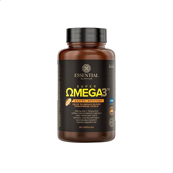 Super Ômega 3 TG Gastro-Resistant 90 caps Essential