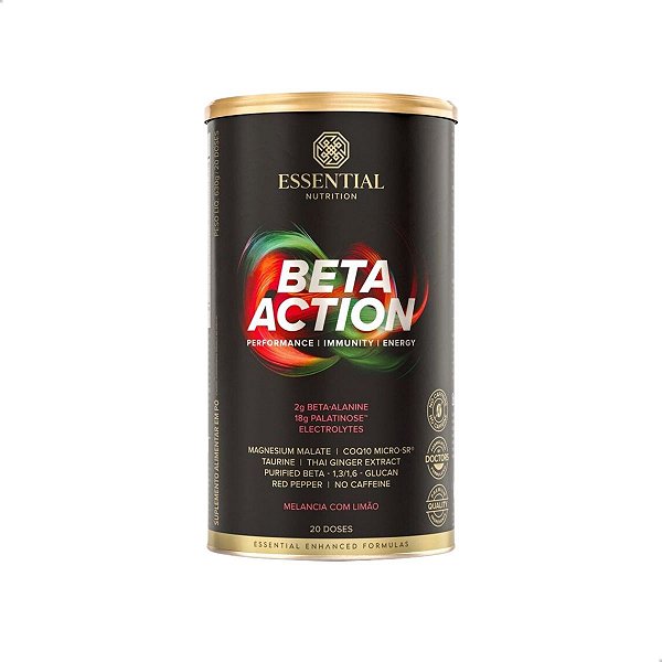 Beta Action Pré Treino Melancia com Limão 630g Essential