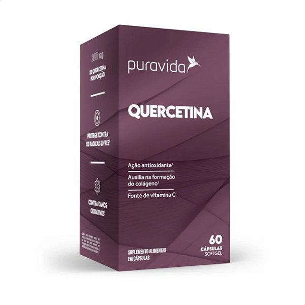 Quercetina Antioxidante 60caps Puravida