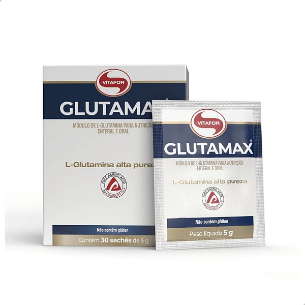 Glutamax Glutamina Caixa com 30 saches 5g Vitafor
