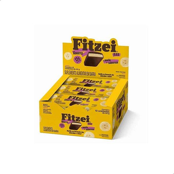 Fitzei Barra de Proteína Caixa com 12un Vitafor