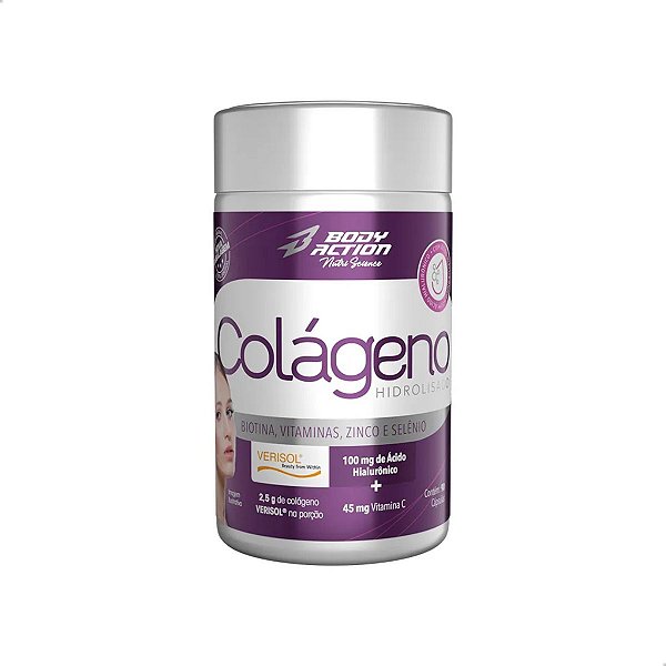 Colágeno Verisol em cápsulas 90caps Bodyaction