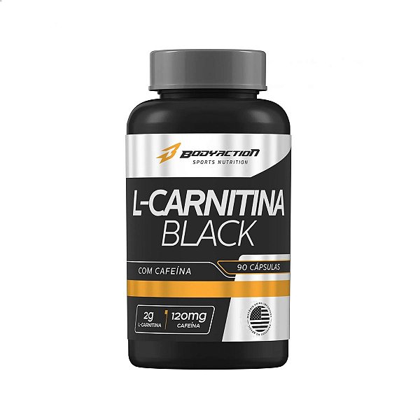 L-Carnitina Black 90 caps Bodyaction