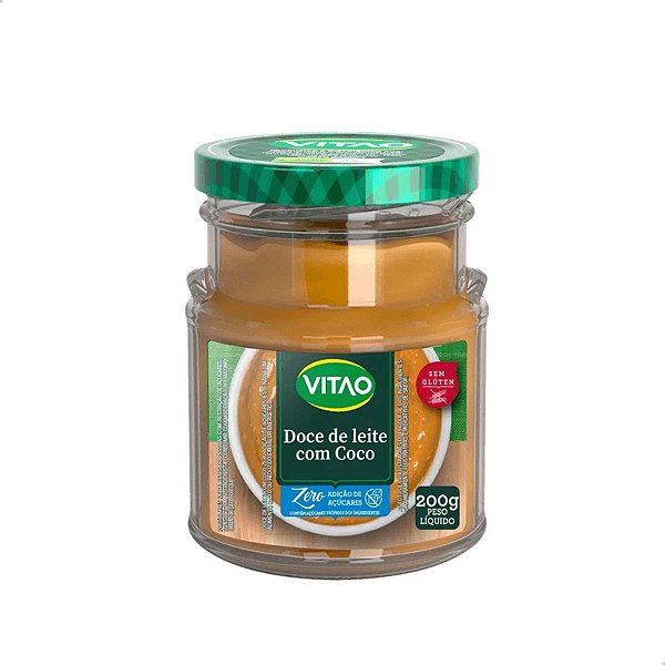 Doce de Leite Zero com Coco 200g Vitao