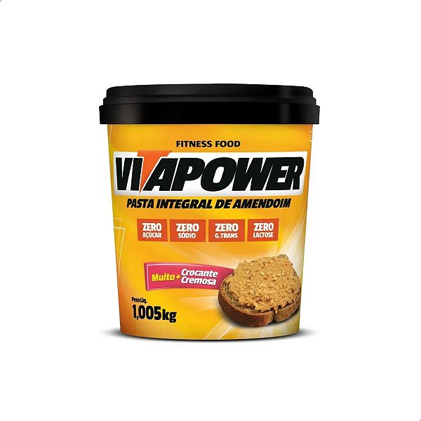 Pasta de Amendoim Integral 1kg VitaPower