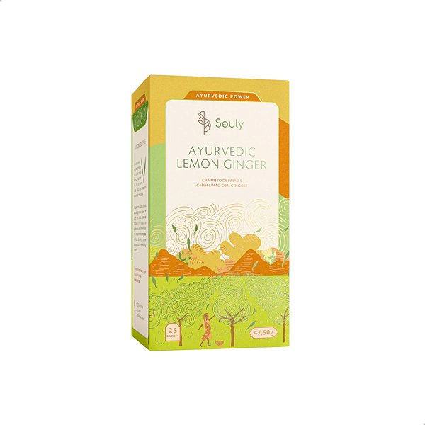 Chá Ayurvedic 25 sachês Souly