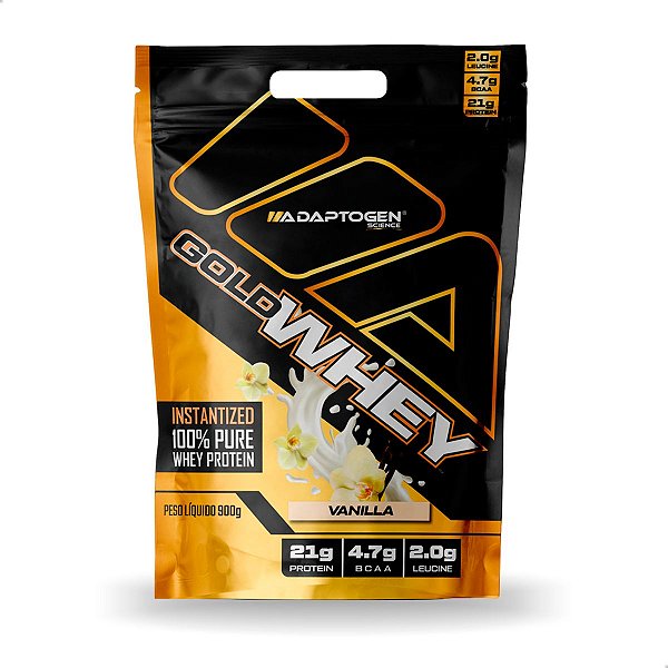 Gold Whey Concentrado Refil 900g Adaptogen