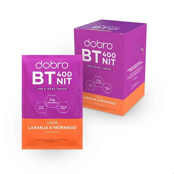 BT Nitrato Laranja com Morango Sachê Unitário Dobro