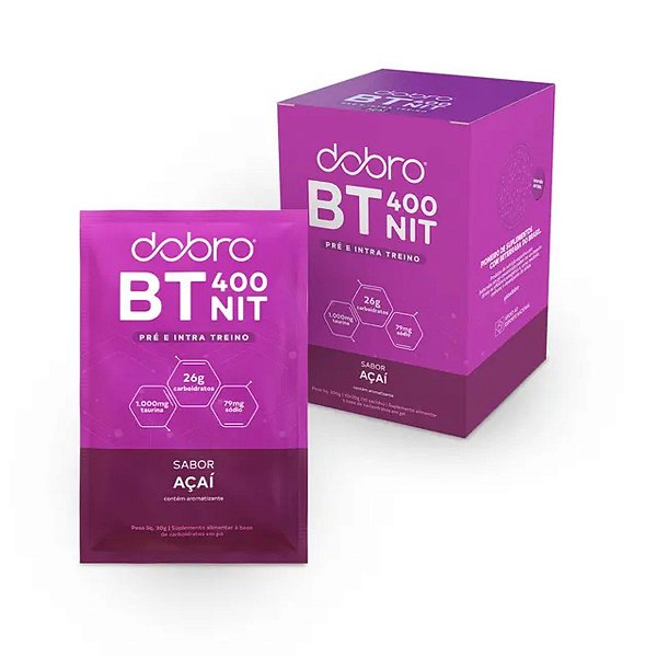 BT Nitrato com Taurina Açaí Sachê Unitário Dobro