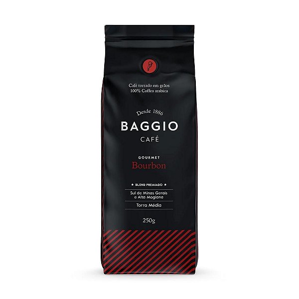 Café Gourmet em Grão 100% Arábica Baggio Bourbon 250g