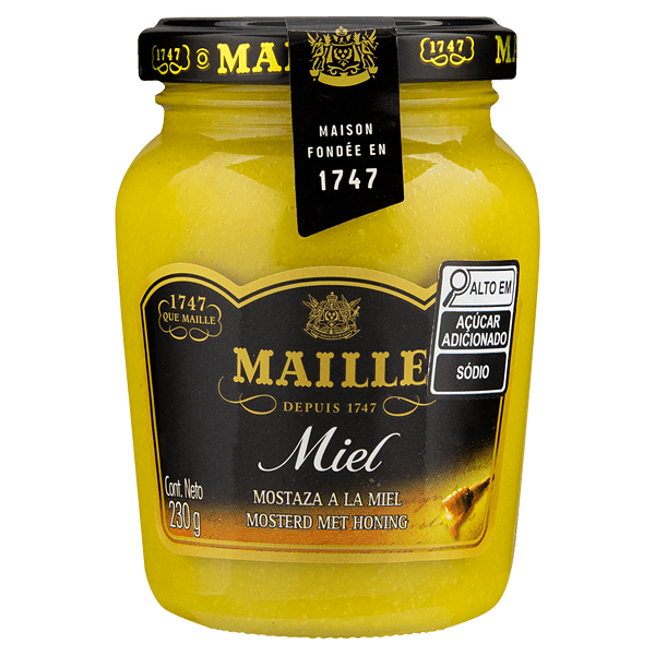 Mostarda Francesa Dijon com Mel Maille - 230g