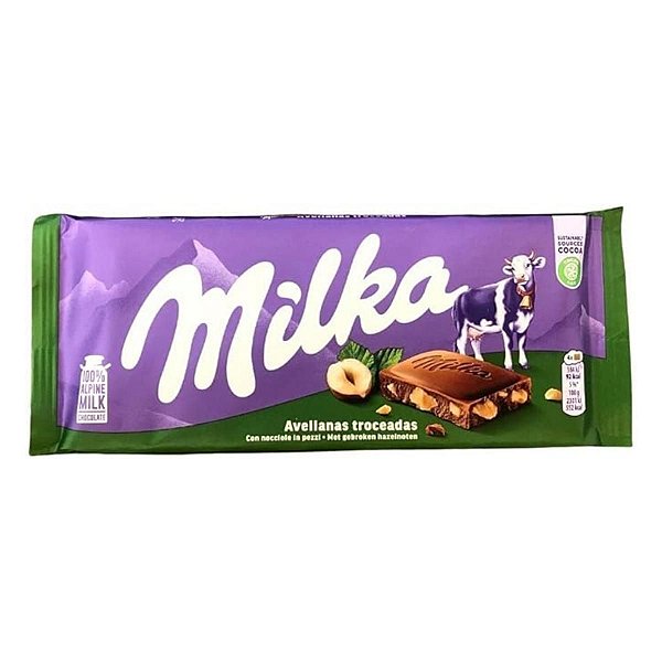 Chocolate Ao Leite com Avelã Milka Hazelnut 100g