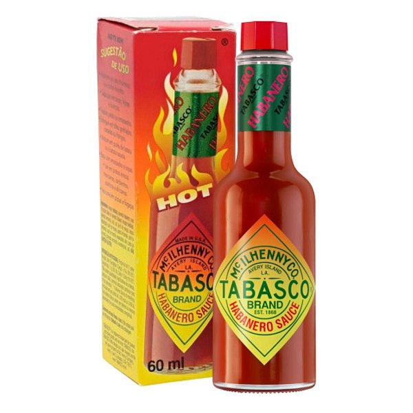 Molho de Pimenta Habanero Hot Sauce Tabasco 60ml