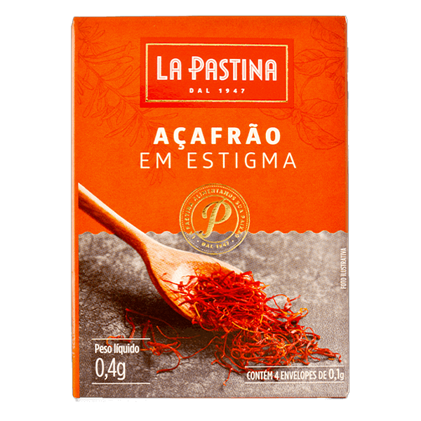 Açafrão em Estigma 0,4g La Pastina