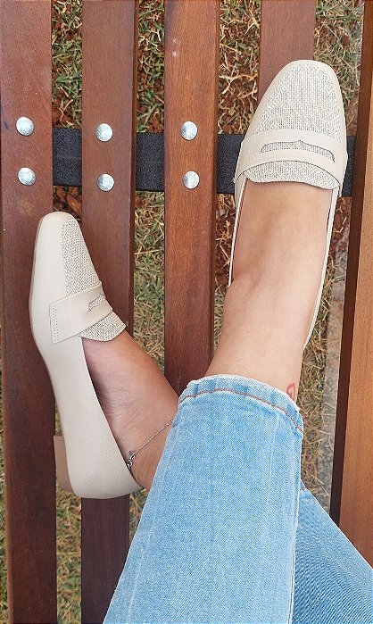 Mocassim Bege Juta