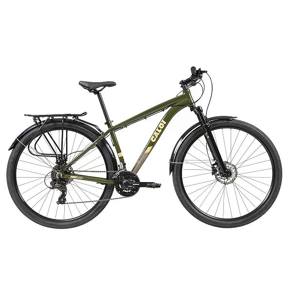 BICICLETA 29 CALOI EXPLORER EQUIPED VERDE 2021 TAMANHO 15