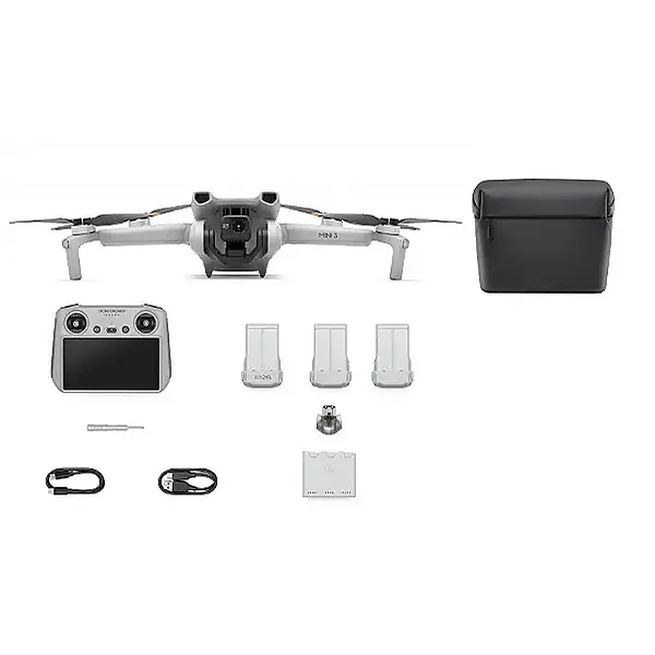 Drone DJI Mini 3 Com 3 Bateria BR (Com tela) (usado)- FD014CS