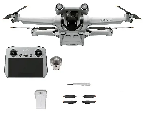Drone DJI Mini 3 Pro Com 1 bateria BR (sem tela) (usado)- FD016CS
