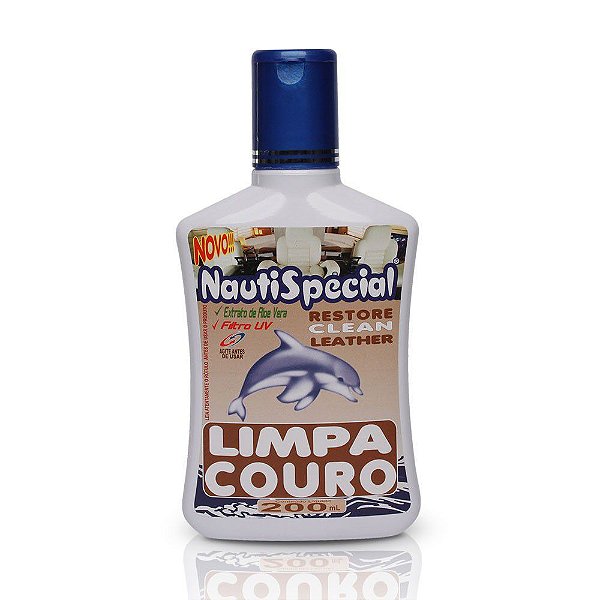 Limpa Couro 200 ml nautispecial Lancha uso náutico