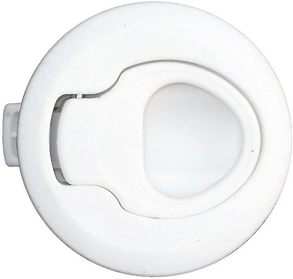 Puxador em Plastico 6,2 Cm Branco