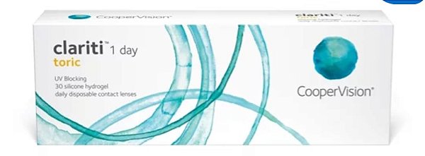 LENTES DE CONTATO CLARTY 1 DAY TORIC ( 1 CX C/ 30 UNID)
