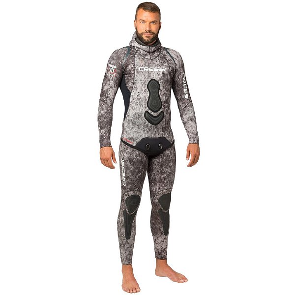 Roupa de Neoprene para Mergulho Cressi Apnea New Generation Camuflada 3.5mm