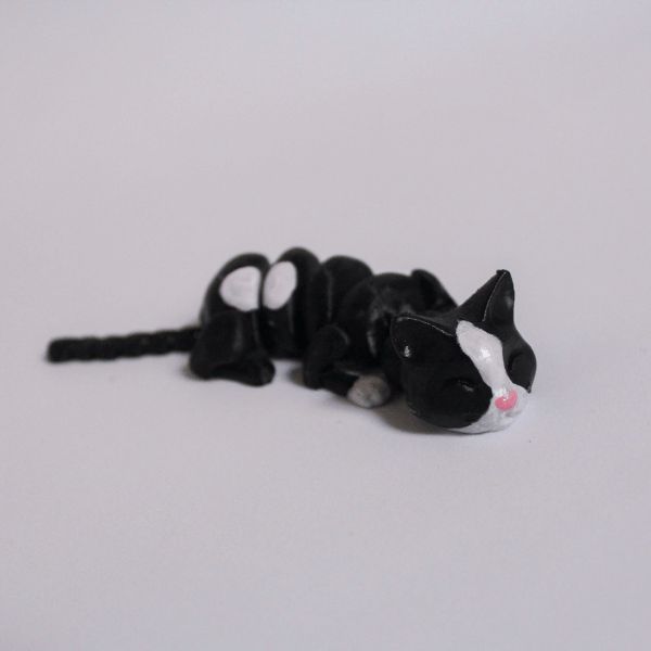 Gatinho articulável fofura- brinquedo decoratico