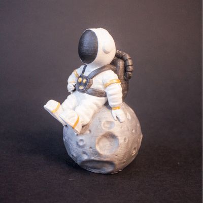 Astronauta boneco decorativo figure action impressão 3D