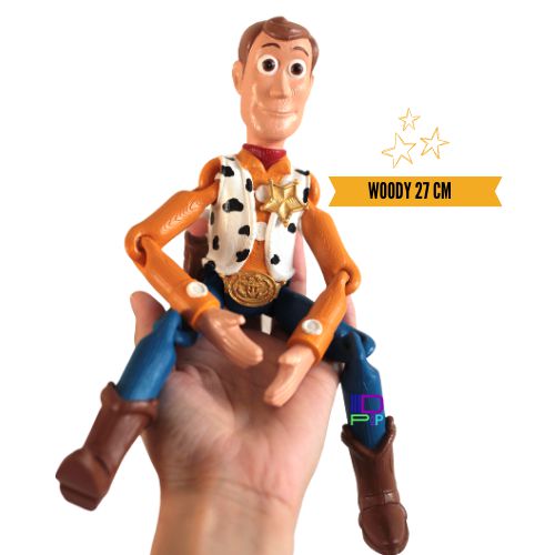 Boneco Woody articulável brinquedo Toy Story Xerife 27 cm - 3d pop