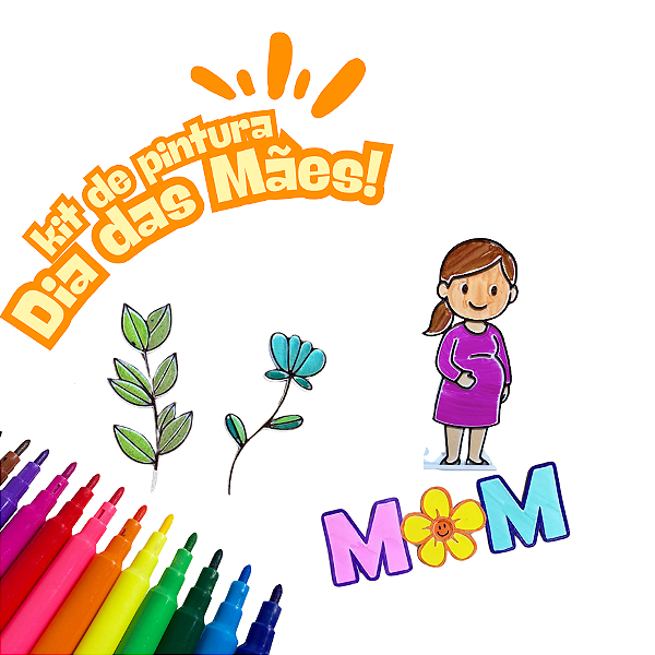 Kit Infantil de pintura artistica brinquedo carimbo arte para crianças | brinquedo educativo temático