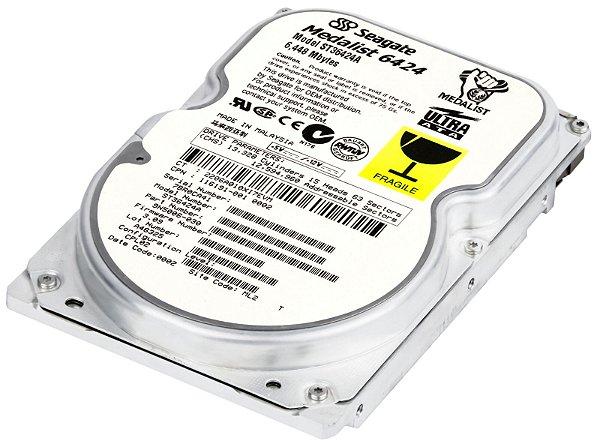 HD 6.4GB - SEAGATE MEDALIST 6424- IDE (Usado)